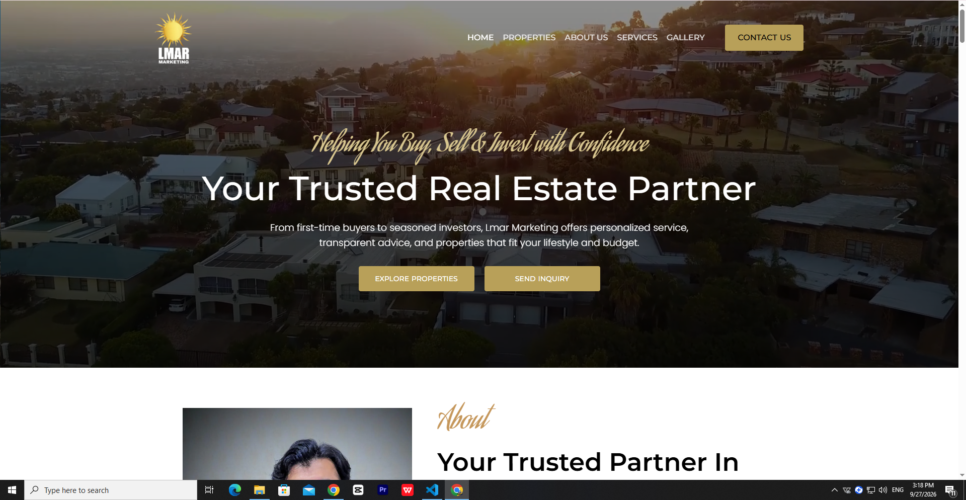 LMAR Marketing — Real Estate Website