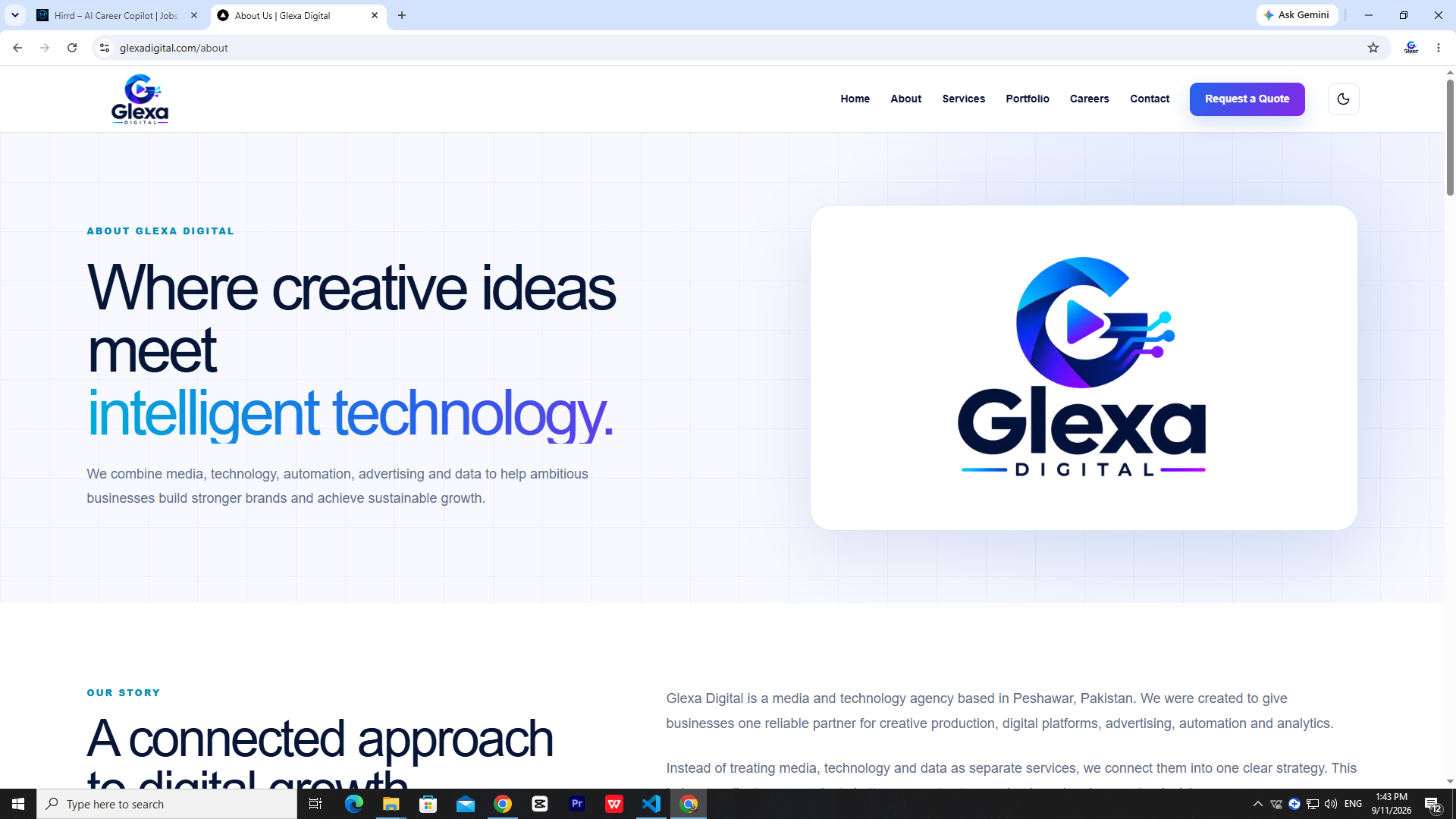 Glexa Digital Website